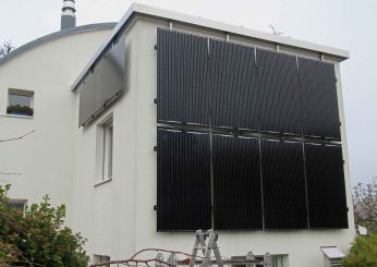 Schlüsselfertige Photovoltaik Anlage – Fassade– Region Zürcher Oberland